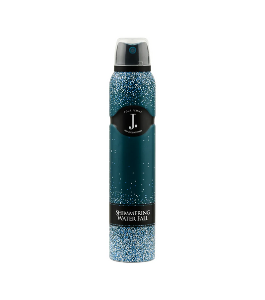 j. body spray shimmering water fall for women 200ml